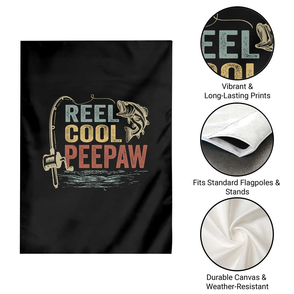 Funny Reel Cool Peepaw Garden Flag Fishing Grandpa Fisherman Father's Day TS11 Print Your Wear