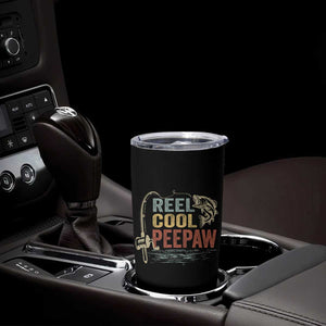 Funny Reel Cool Peepaw Tumbler Cup Fishing Grandpa Fisherman Father's Day TS11 Print Your Wear