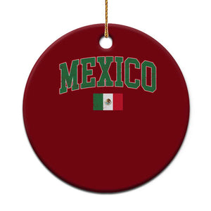 Mexico Flag Vintage Mexican Pride Heritage Ceramic Ornament TS11 1pc Red Print Your Wear