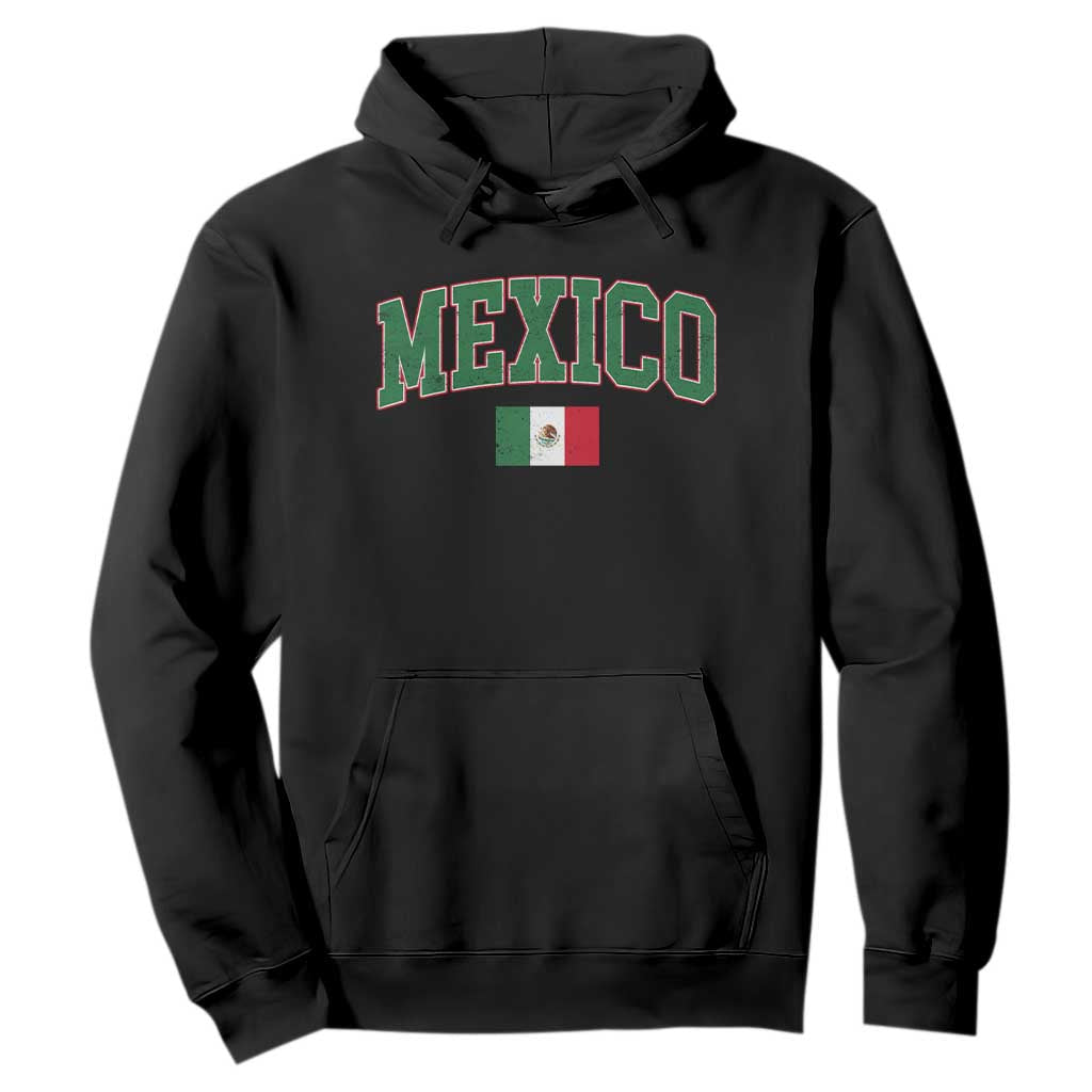 Mexico Flag Vintage Mexican Pride Heritage Hoodie TS11 Black Print Your Wear