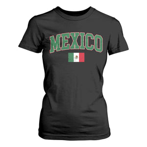 Mexico Flag Vintage Mexican Pride Heritage T Shirt For Women TS11 Black Print Your Wear