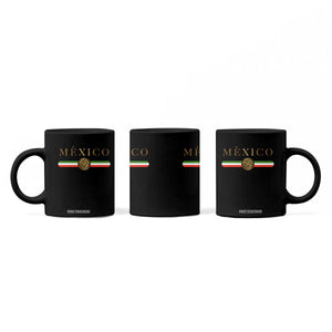 Mexican Heritage Pride Coffee Mug Mexico Vintage Flag Coat of Arms Graphic TS11 Print Your Wear