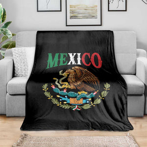 Mexican Coat Of Arms Mexico Vintage Flag Throw Blanket TS11 Print Your Wear