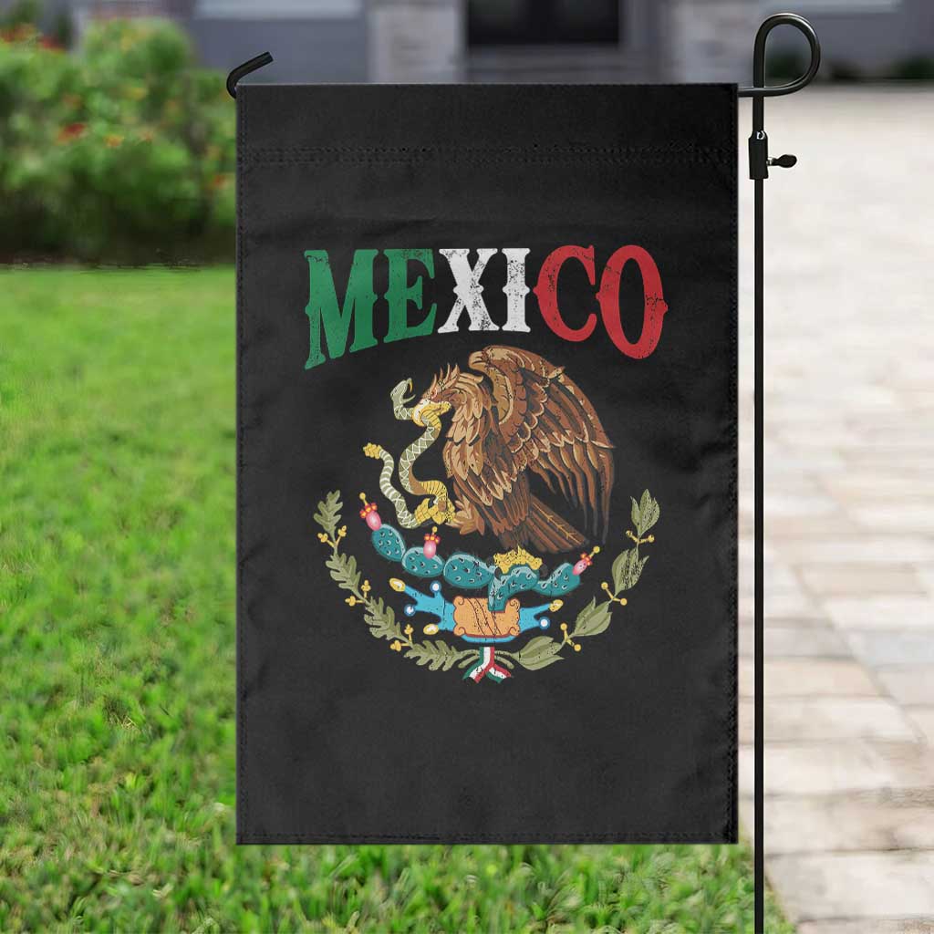 Mexican Coat Of Arms Mexico Vintage Flag Garden Flag TS11 Print Your Wear
