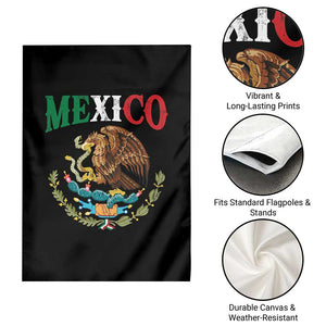 Mexican Coat Of Arms Mexico Vintage Flag Garden Flag TS11 Print Your Wear