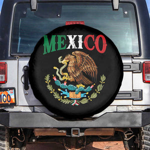 Mexican Coat Of Arms Mexico Vintage Flag Spare Tire Cover TS11 No hole Black Print Your Wear