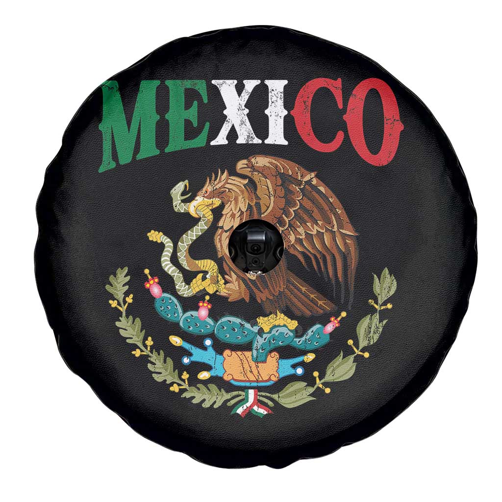 Mexican Coat Of Arms Mexico Vintage Flag Spare Tire Cover TS11 Print Your Wear