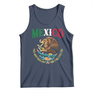 Mexican Coat Of Arms Mexico Vintage Flag Tank Top TS11 Navy Print Your Wear