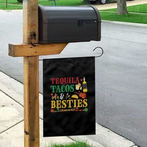 Tequila Tacos And Besties Garden Flag Funny Mexican Fiesta Cinco De Mayo TS11 Print Your Wear