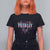 80s T Shirt For Women Totally Rad Neon Vaporware Triangle TS11 Black Print Your Wear