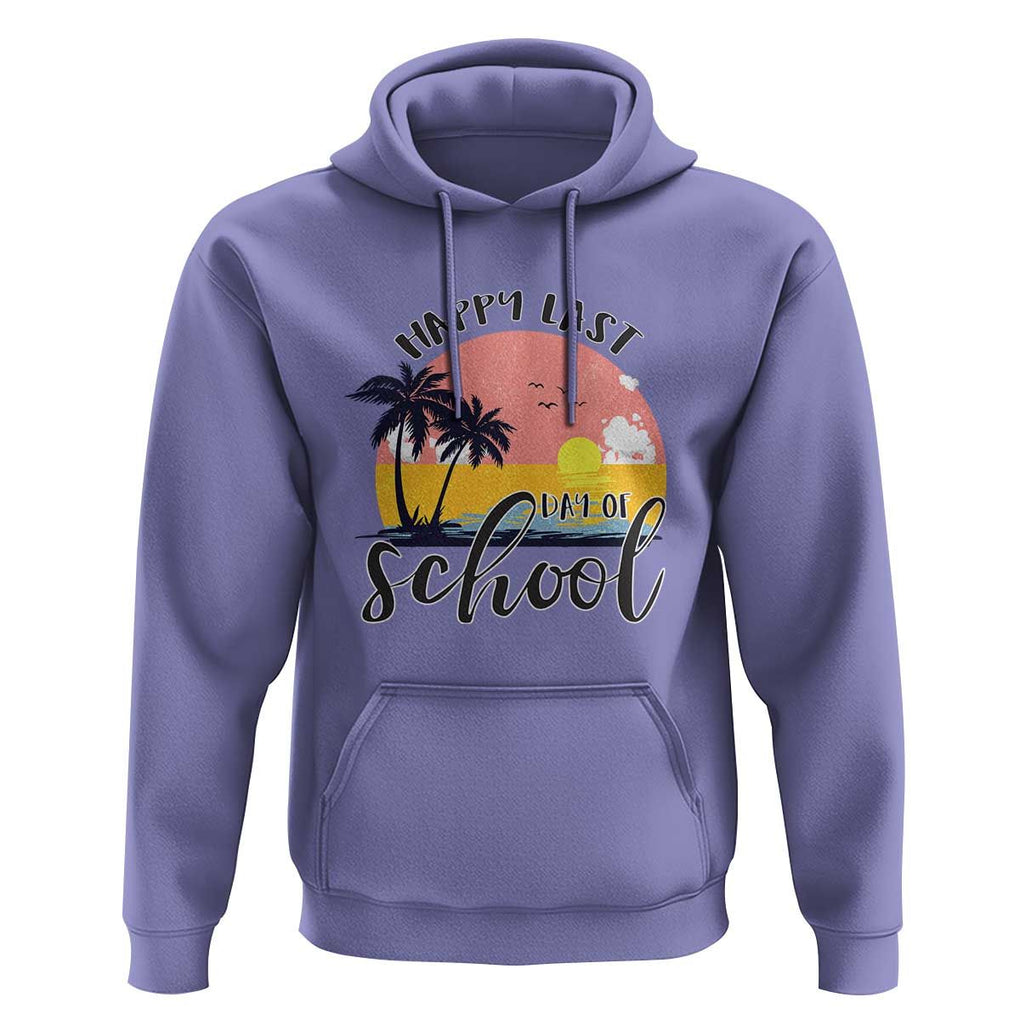 Graduation Hoodie Happy Last Day Of School Teacher Student Summer Vacation TS11 Violet Print Your Wear