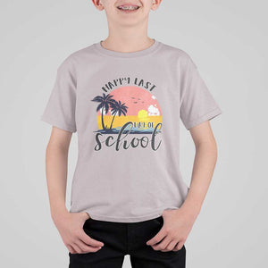 Graduation T Shirt For Kid Happy Last Day Of School Teacher Student Summer Vacation TS11 Ice Gray Print Your Wear
