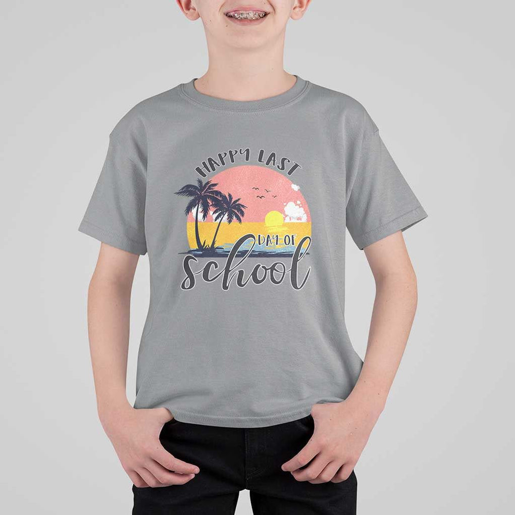 Graduation T Shirt For Kid Happy Last Day Of School Teacher Student Summer Vacation TS11 Sport Gray Print Your Wear