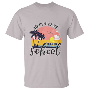 Graduation T Shirt Happy Last Day Of School Teacher Student Summer Vacation TS11 Ice Gray Print Your Wear