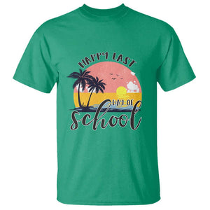 Graduation T Shirt Happy Last Day Of School Teacher Student Summer Vacation TS11 Irish Green Print Your Wear
