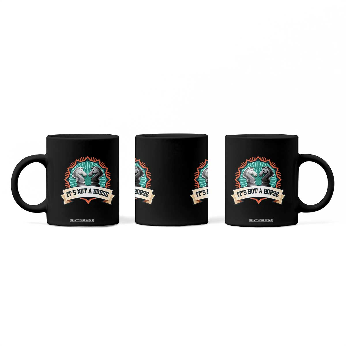 Funny Chess Lover Coffee Mug It's Not A Horse Knight Horse