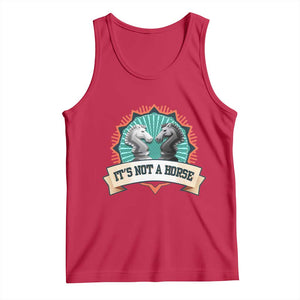 Funny Chess Lover Tank Top It's Not A Horse Knight Horse