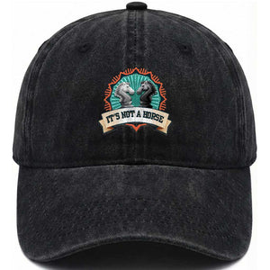 Funny Chess Lover Washed Cotton Baseball Cap It's Not A Horse Knight Horse