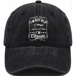 Funny Racing Formula Car I Am Not Old I Am Classic Washed Cotton Baseball Cap Fathers Day TS11 Print Your Wear