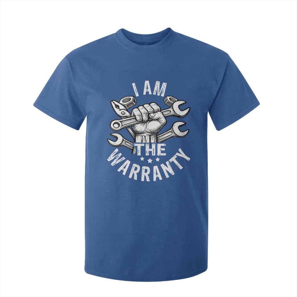 Funny I Am The Warranty Mechanic T Shirt For Kid Race Car Parts TS11 Royal Blue Print Your Wear