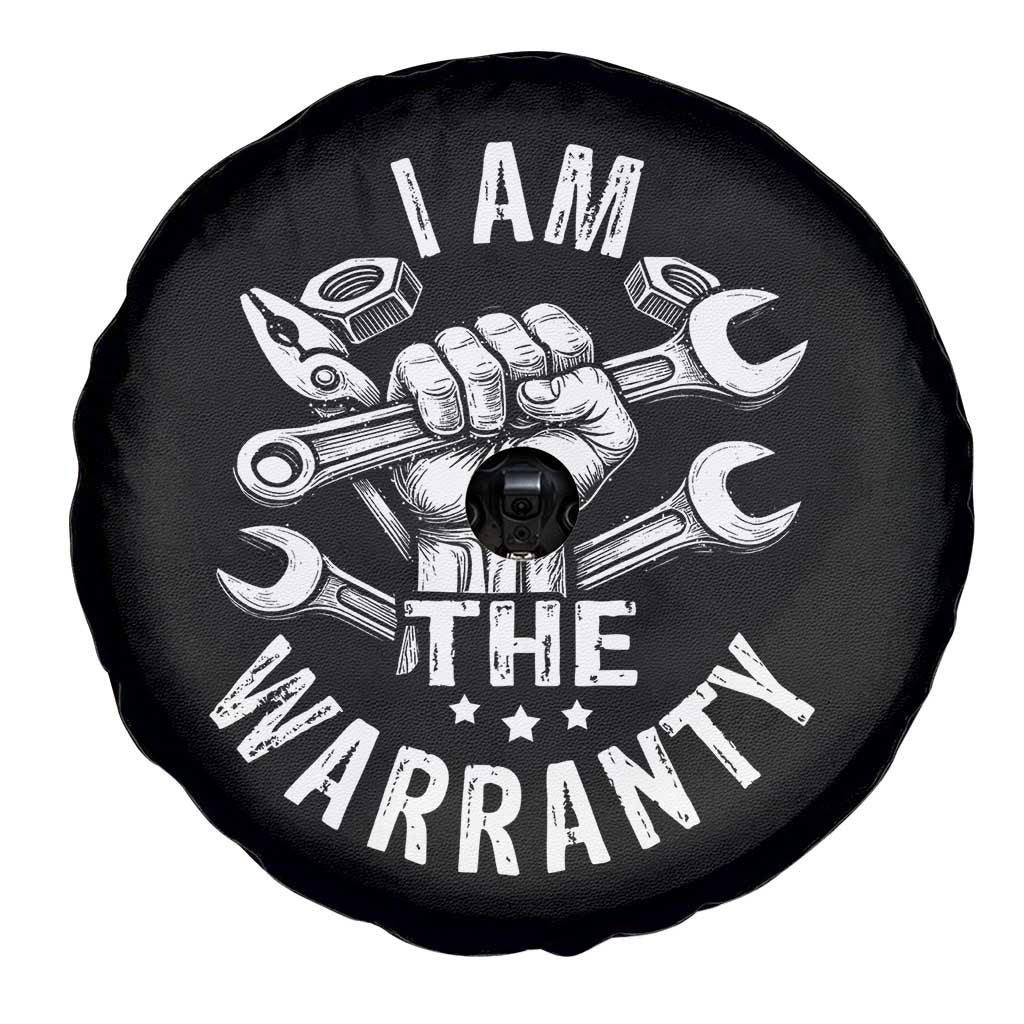 Funny I Am The Warranty Mechanic Spare Tire Cover Race Car Parts TS11 Print Your Wear