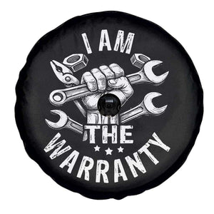 Funny I Am The Warranty Mechanic Spare Tire Cover Race Car Parts TS11 Print Your Wear