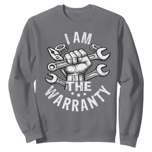 Funny I Am The Warranty Mechanic Sweatshirt Race Car Parts TS11 Charcoal Print Your Wear