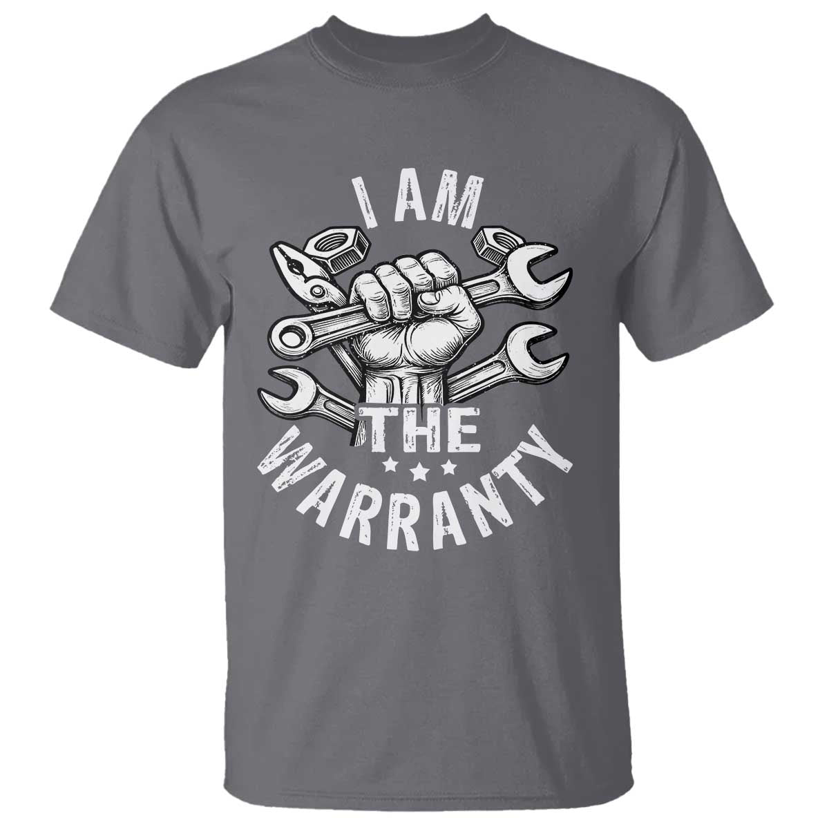 Funny I Am The Warranty Mechanic T Shirt Race Car Parts TS11 Charcoal Print Your Wear