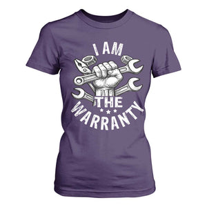 Funny I Am The Warranty Mechanic T Shirt For Women Race Car Parts TS11 Purple Print Your Wear