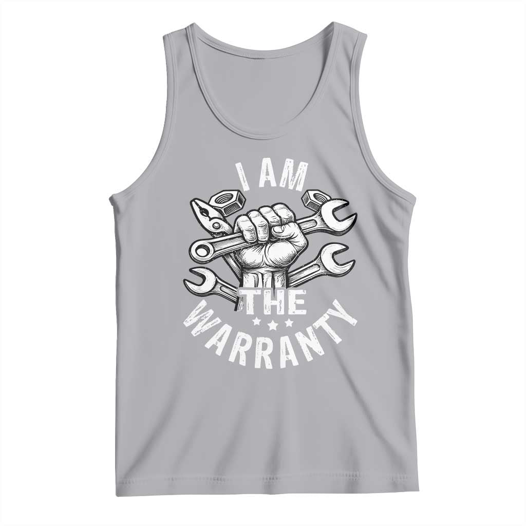 Funny I Am The Warranty Mechanic Tank Top Race Car Parts TS11 Athletic Heather Print Your Wear