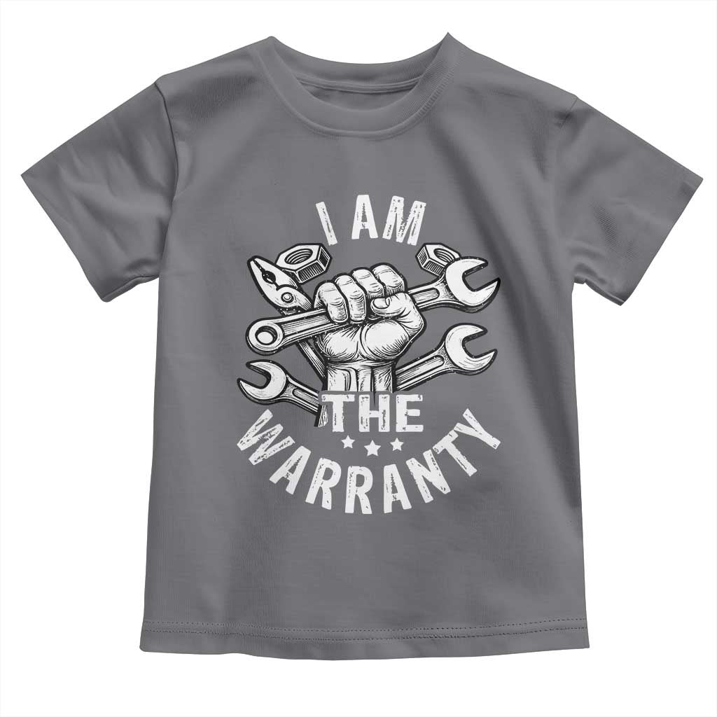 Funny I Am The Warranty Mechanic Toddler T Shirt Race Car Parts TS11 Charcoal Print Your Wear