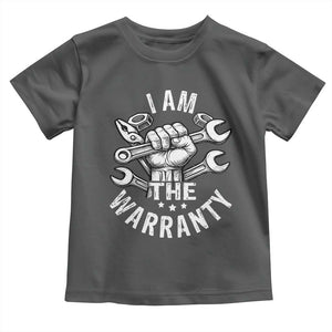 Funny I Am The Warranty Mechanic Toddler T Shirt Race Car Parts TS11 Dark Heather Print Your Wear
