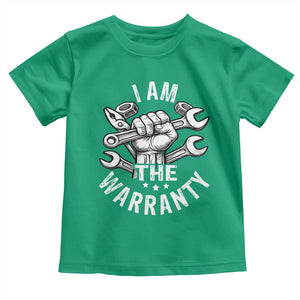 Funny I Am The Warranty Mechanic Toddler T Shirt Race Car Parts TS11 Irish Green Print Your Wear