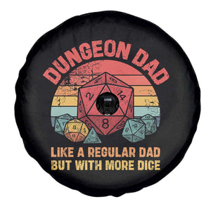 Dungeon Dad Like A Regular Dad But With More Dice Spare Tire Cover RPG Father Gamer TS11 Print Your Wear