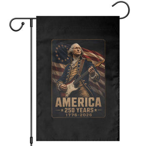 George Washington Playing Guitar USA 250th Anniversary Vintage 4th of July Garden Flag