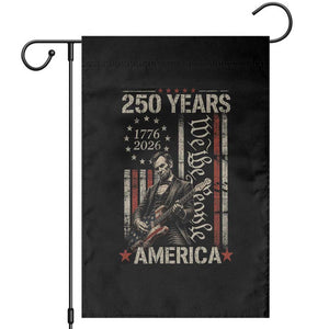 Abraham Lincoln Playing Guitar 4th July 250 Years America Garden Flag TS11 Black Print Your Wear