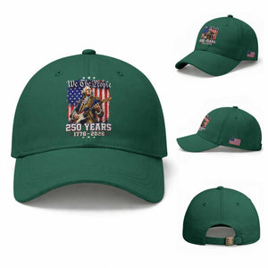 George Washington Playing Guitar 250th Anniversary USA Baseball Cap We The People 250 Years 1776 2026