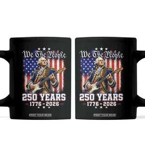 George Washington Playing Guitar 250th Anniversary USA Coffee Mug We The People 250 Years 1776 2026