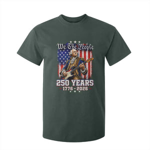 George Washington Playing Guitar 250th Anniversary USA T Shirt For Kid We The People 250 Years 1776 2026