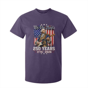 George Washington Playing Guitar 250th Anniversary USA T Shirt For Kid We The People 250 Years 1776 2026