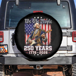George Washington Playing Guitar 250th Anniversary USA Spare Tire Cover We The People 250 Years 1776 2026
