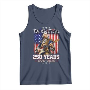 George Washington Playing Guitar 250th Anniversary USA Tank Top We The People 250 Years 1776 2026
