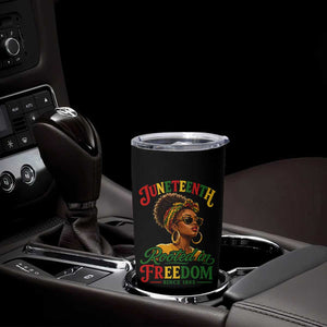 Juneteenth Rooted In Freedom Since 1865 Tumbler Cup Black Women African American TS11 Print Your Wear