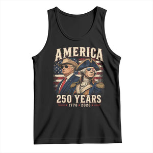 250th Anniversary USA George Washington and US Nations Leader Tank Top America 250 Years 1776 2026