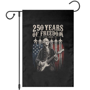 George Washington Playing Guitar 250 Years of Freedom Garden Flag