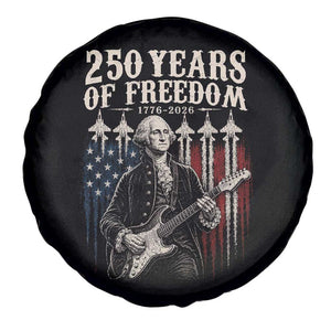 George Washington Playing Guitar 250 Years of Freedom Spare Tire Cover