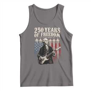 George Washington Playing Guitar 250 Years of Freedom Tank Top
