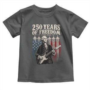 George Washington Playing Guitar 250 Years of Freedom Toddler T Shirt