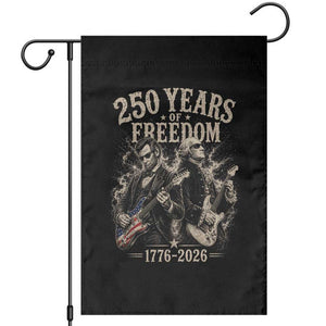 George Washington Lincoln Playing Guitar USA 250th Anniversary Garden Flag 250 Years Of Freedom 1776 2026 TS11 Black Print Your Wear