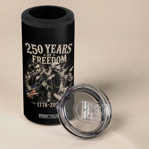 George Washington Lincoln Playing Guitar USA 250th Anniversary 4 in 1 Can Cooler Tumbler 250 Years Of Freedom 1776 2026 TS11 Print Your Wear